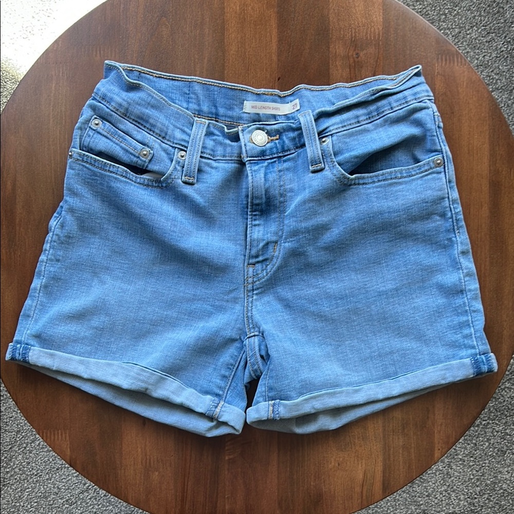 Women's Blue Denim Shorts